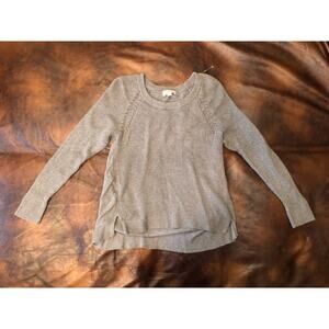 Gray Loft Outlet Sweater Small EUC Crew Neck